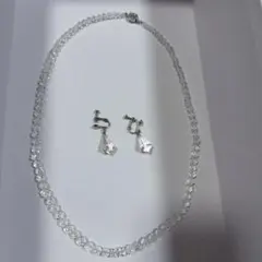 GEORG JENSEN【シルバー925】チョーカー&ピアスセット - メルカリ