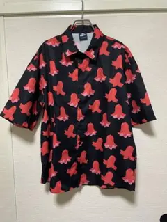 総柄シャツ 半袖 ユニセックス タコさんウインナー