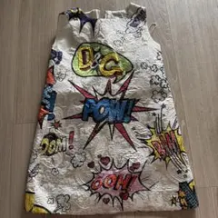 DOLCE&GABBANA ノースリーブ ワンピース ポップアート柄のサムネイル