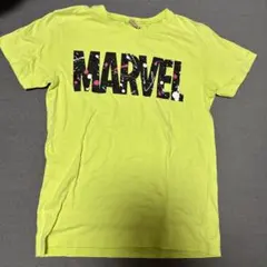 MARVEL スプラッシュロゴ Tシャツ ネオングリーン160㎝のサムネイル