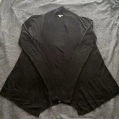 UNIQLO　UVカット2way ストール カーディガン　黒 長袖 ボタン付き