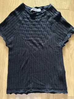 ZARAザラ　オープンニットトップス