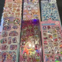 まとめ売り　おしりシール　ウォーターシール　ぷくぷくシール　シャカシャカシール