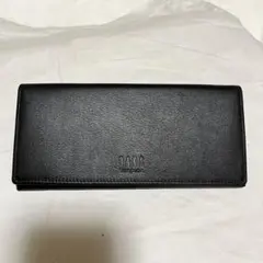 【長期保管未使用】DAKS ダックス 長財布 札入れ ハウスチェック 黒 レザーのサムネイル
