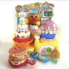 【動作確認済み】アンパンマン ふわぷくキッチンDX パンケーキ おもちゃ