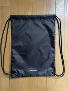 BALENCIAGA ナップサック シューズケース 黒 縦50cm×横35cmのサムネイル