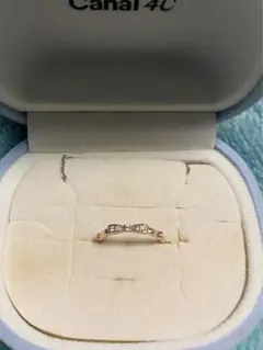 canal4°Ck10ピンクゴールドリング3号