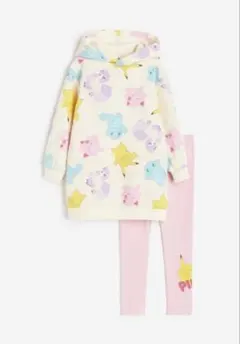 ワンピースレギンスセットポケモン　ピカチュウ115㎝