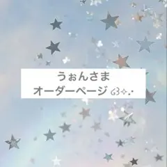 うぉん様 オーダーページ ໒꒱⟡.·