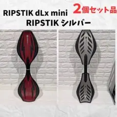 RIPSTIK ダブルデッキ スケートボード シルバー/レッド RIPSTIK ダブルデッキ スケートボード シルバー/レッド - メルカリ