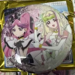 キミとアイドルプリキュア展 キュアズキューン キュアキッス 2人柄 缶バッジ