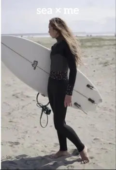 《超美品 》sea×me セミドライ ロングチェスト 5/3mm Mオーダー