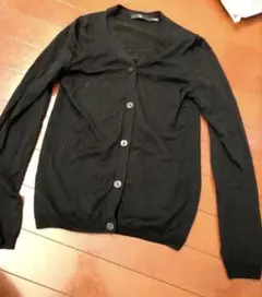 UNIQLO +Ｊブラック カーディガン Ｓサイズ