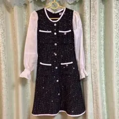 黒色キラキラワンピース　おまけ付き
