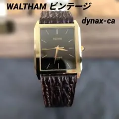 WALTHAM ビンテージ クォーツ dynax-ca Ｄバックル仕様のサムネイル