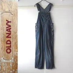 美品　OLD NAVY／オールドネイビー★　デニム　オーバーオール　M