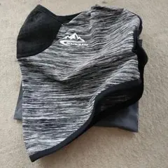 ネックウォーマー フェイスカバー アウトドア 自転車 バイク 男女兼用 グレー