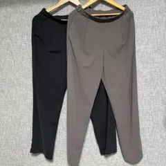 UNIQLO ブラック イージーパンツ2セット