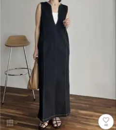 CAPRICIEUX LE'MAGE Iラインデニムワンピースのサムネイル
