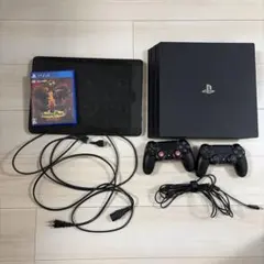 PlayStation 4 本体 コントローラー2個 ソフト付き