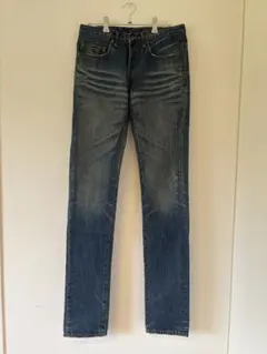 04SS Dior HOMME STRIP期 爪痕 アイスブルーデニムパンツ - メルカリ