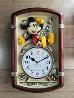 【激レア】Disney ミッキーマウス レトロ からくり掛け時計 ジャンク 2025年最新】からくり時計 ディズニーの人気アイテム - メルカリ