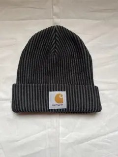sacai × Carhartt ロゴパッチ ニットビーニー ブラック - メルカリ