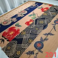 柿渋染め=半幅90㎝×5柄セット　201