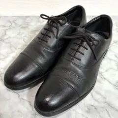 【美品】◾️asics Runwalk◾️ストレートチップ◾️内羽根◾️本革◾️ブラック ASICS RUNWALK アシックス ランウォーク ゲルビズ GEL-Biz