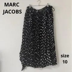 美品MARC JACOBSマークジェイコブス プリーツスカート ドットモノトーンのサムネイル