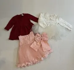 ベビーワンピース3点セット　70〜80センチ
