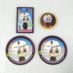 ヒロアカ　死柄木弔　and GALLERY カフェ　特典　ポストカード　缶バッジ