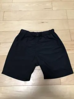 黒 ハーフパンツ 調整可能ベルト付き