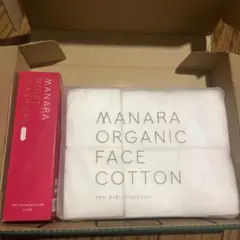 MANARA モイストウォッシュゲル しっとり　洗顔　オーガニックコットンセットのサムネイル
