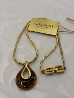 希少⭐️Givenchy ネックレス ゴールドカラー 雫型 ヴィンテージ正規品のサムネイル