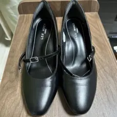 ✨美品✨AOKI × マイナビ 究極の就活パンプス レザー ストラップ