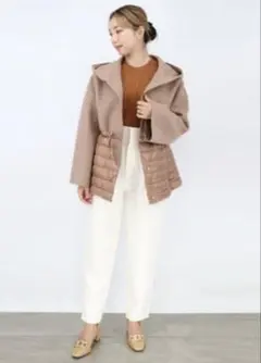 HERNO ネイビー ロングモッズコート 46 タグ付き - メルカリ