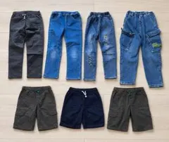 【引越し前限定価格】キッズ 130 ジーンズ ズボン7点まとめて