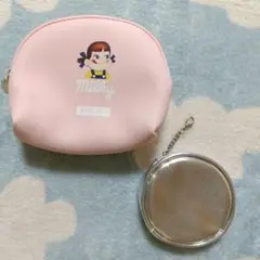 【287】ペコちゃん 丸型 ポーチセット まとめ売り