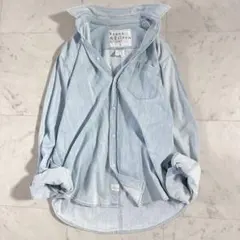 美品♪フランクアンドアイリーン LUKE ルーク デニムウォッシュドシャツ