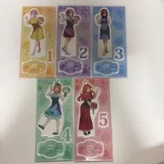 五等分の花嫁展 アクリルスタンド 5種セット