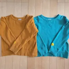 F.O.KIDS 裏起毛トレーナー 2枚セット 双子