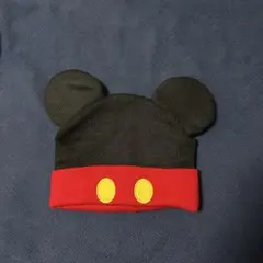 ミッキーマウス 耳付きニット帽