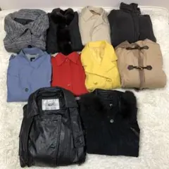 秋冬　ダウンジャケット　ムートンジャケット　　ファー付きコート　皮ジャン　コート