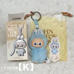 PIN FOR LOVE ラブブ イニシャル K 水色