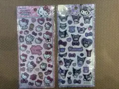 【新品】　キティちゃん　クロミ　シール キャンディーグリッター　2点セット