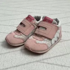 ミキハウス×ミズノ　スニーカー　ピンク14cm