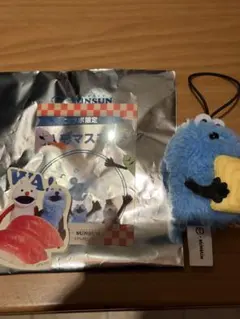 スシローコラボ　パペットスンスン　指人形　たまご　ステッカー　クリアカード