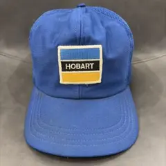 USA製 HOBART 企業キャップ メッシュキャップ トラッカーキャップ 青