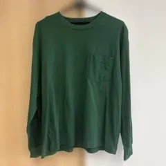 GU 長袖 ポケット付 カットソー グリーンのサムネイル
